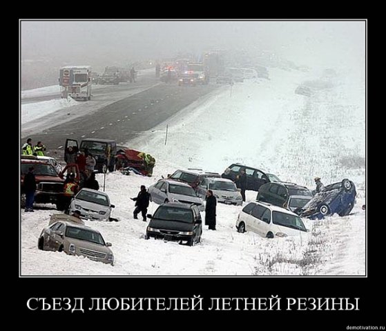 Съезд любителей летней резины
