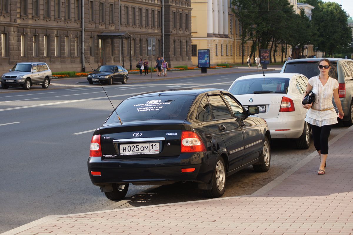 Брюнеточка в Питере